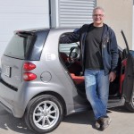 Pierre Ostiguy et sa Smart électrique