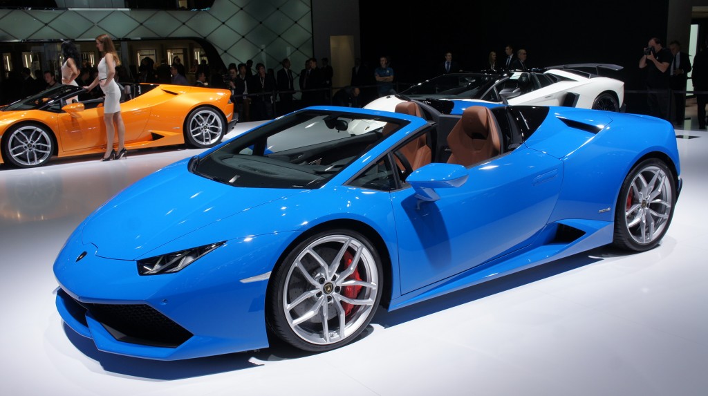 LAMBORGHINI HURACAN SPYDER IAA FRANCFORT 2015