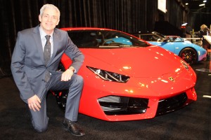 Lamborghini LP 580 et Bernard Durand au Salon de l'Auto de Québec