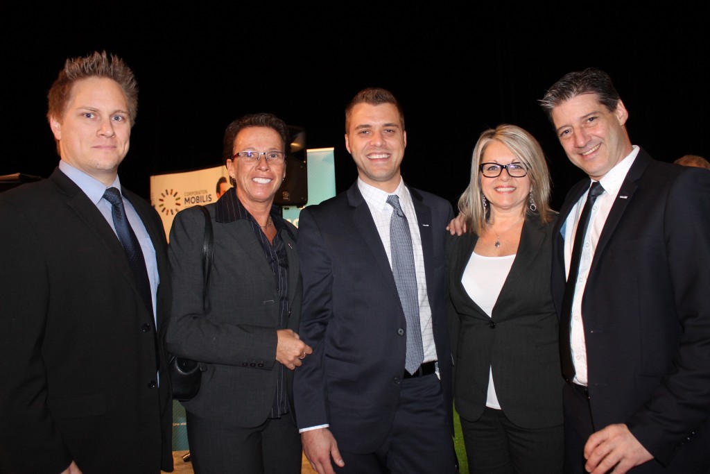 Samuel Demay, Johanne Lefebvre, Maxime Roberge, Linda Côté et Patrick Ippersiel