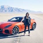 Jaguar T-Type SVR & Michelle Rodriguez.