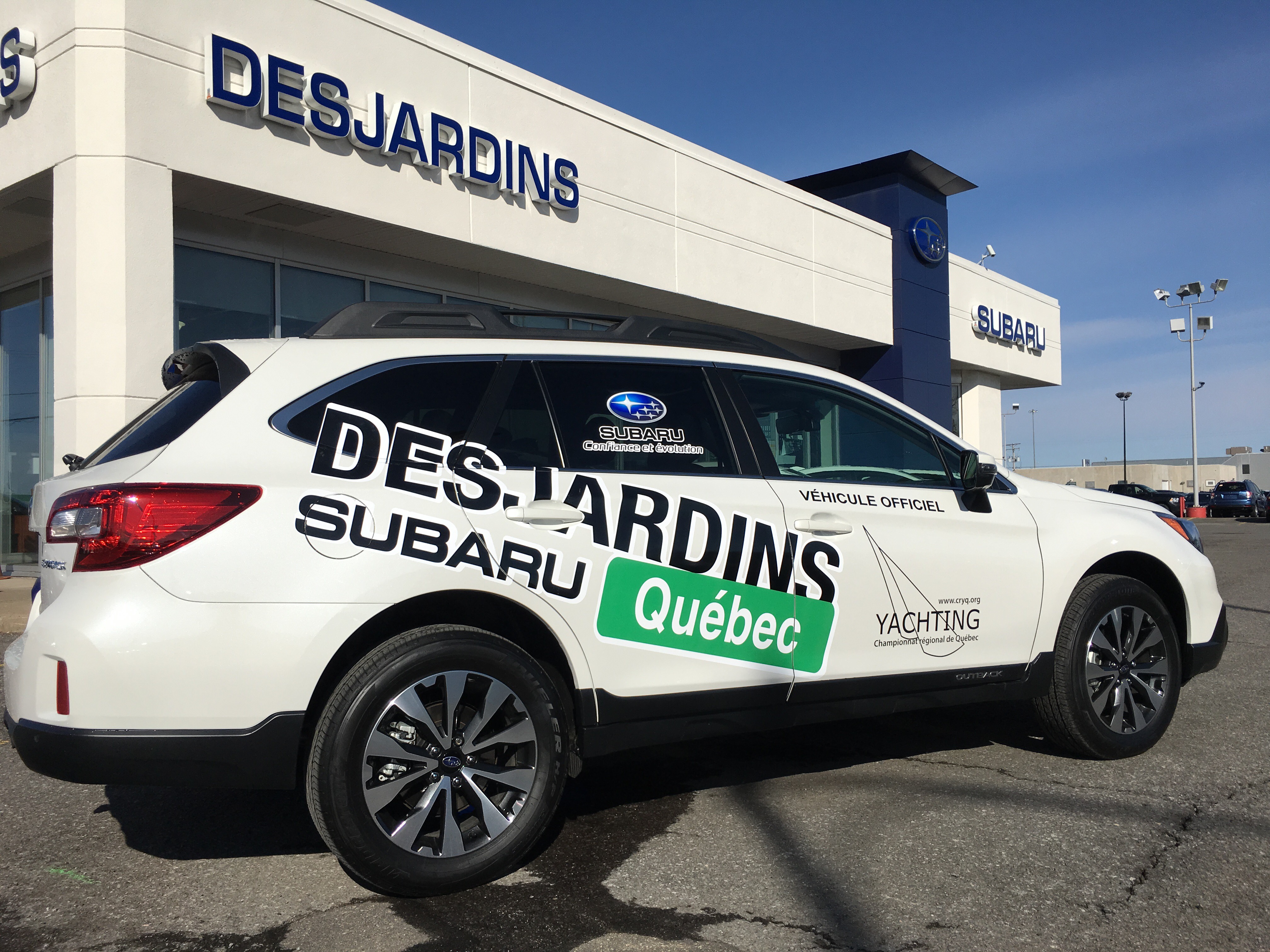 Desjardins Subaru met le cap sur le yachting !