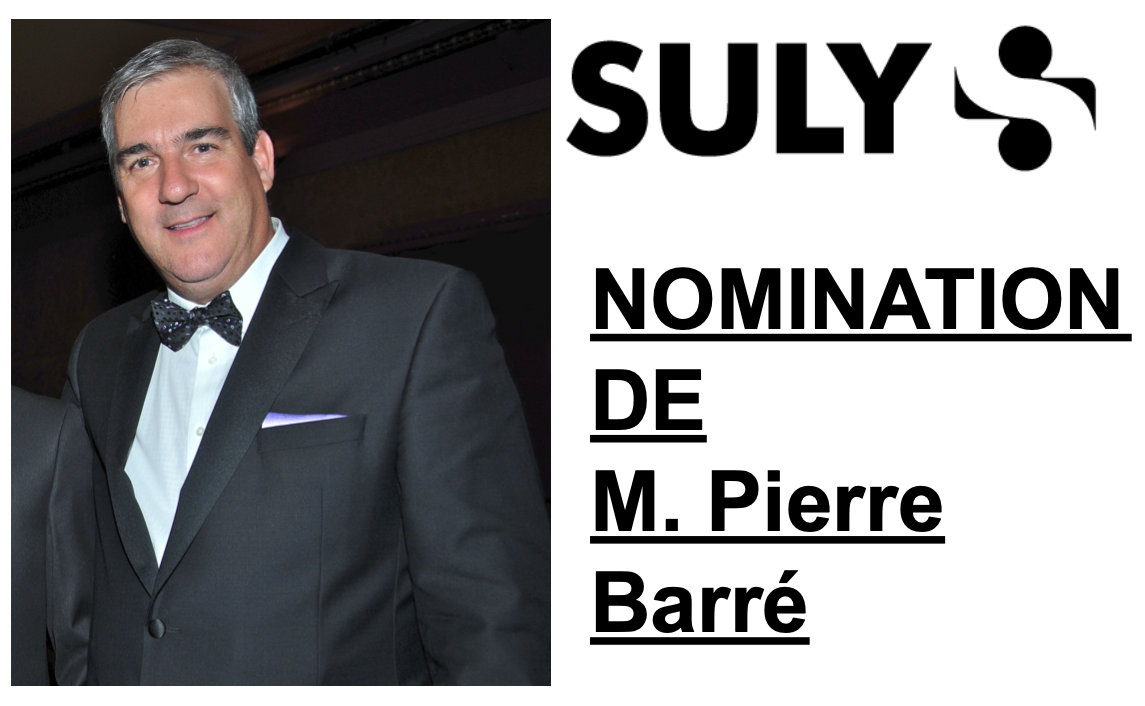 Suly: Nomination Pierre Barré
