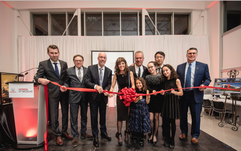 Le Groupe Michel inaugure officiellement sa concession Honda St-Nicolas