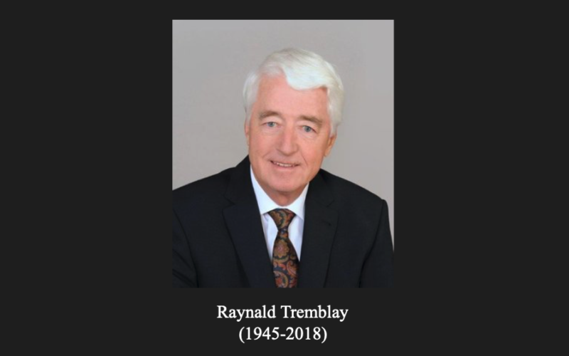 Raynald Tremblay (1945-2018) : Laplante Groupe Auto perd un de ses pionniers