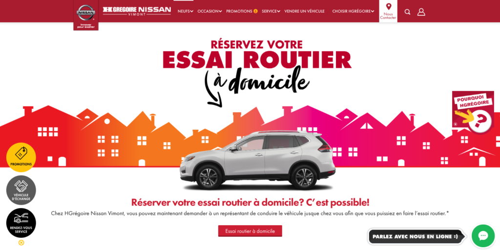 Hgregoire essai routier à la maison