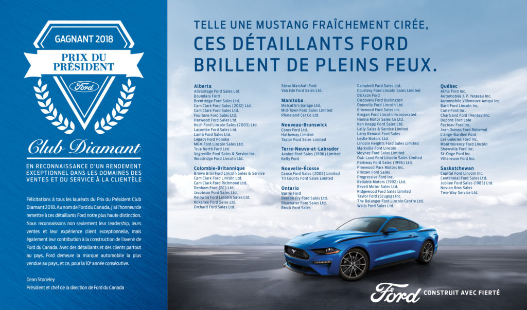 Ford Prix du Président — Club Diamant de Ford