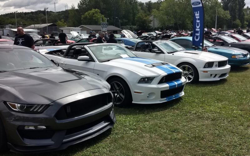 Les Mustang en mettent plein la vue au Festival des sports motorisés de Vallée-Jonction