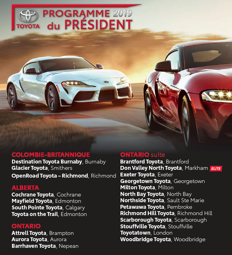 Prix président Toyota