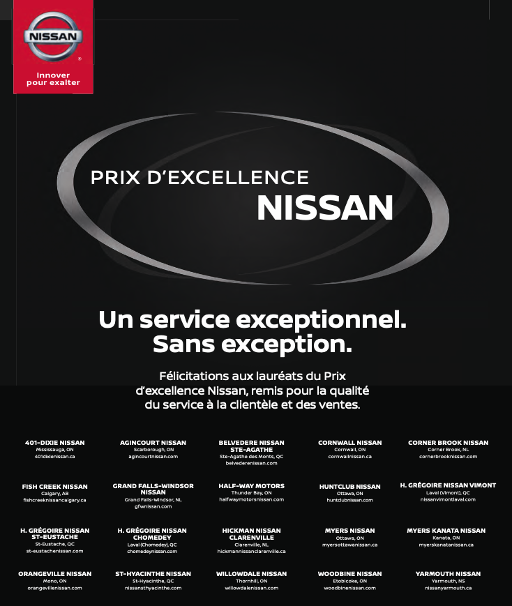 Nissan Prix de l'Excellence