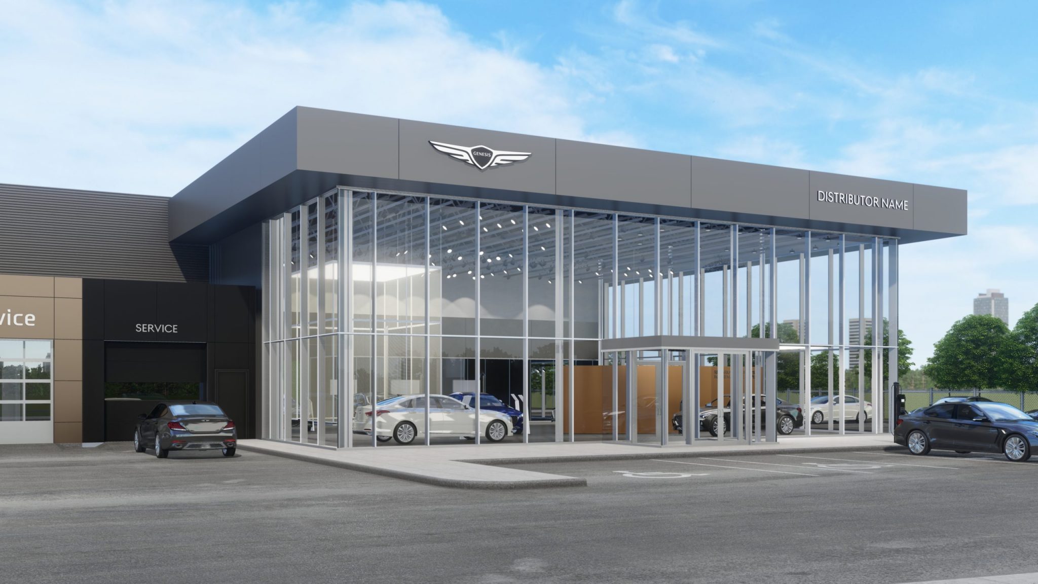 Images officielles des concessions Genesis AutoMedia