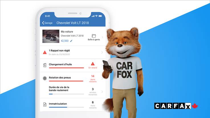 Car Care : la nouvelle application de Carfax Canada