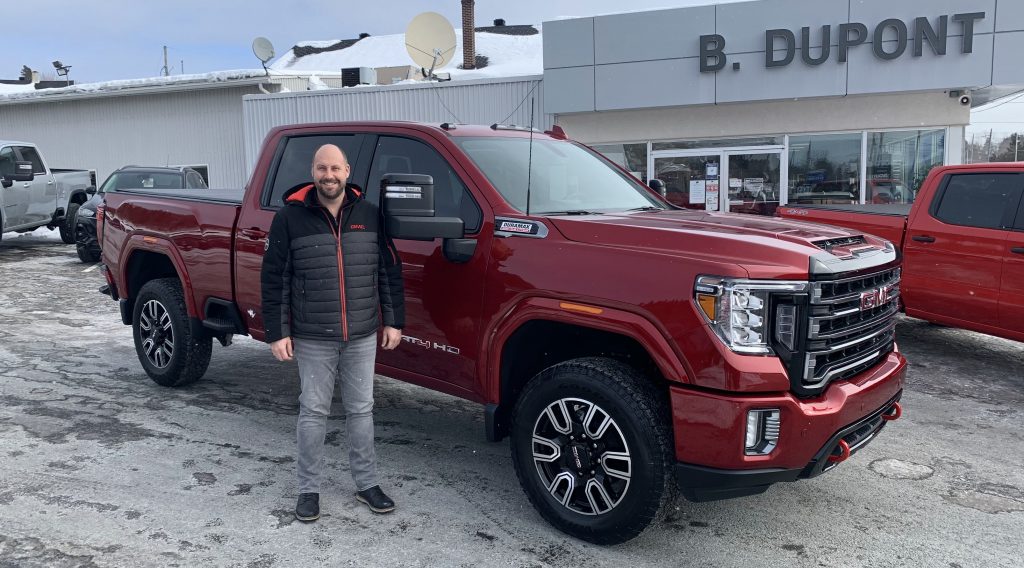 Patrick Gourde Meilleur Vendeur GM au Canada