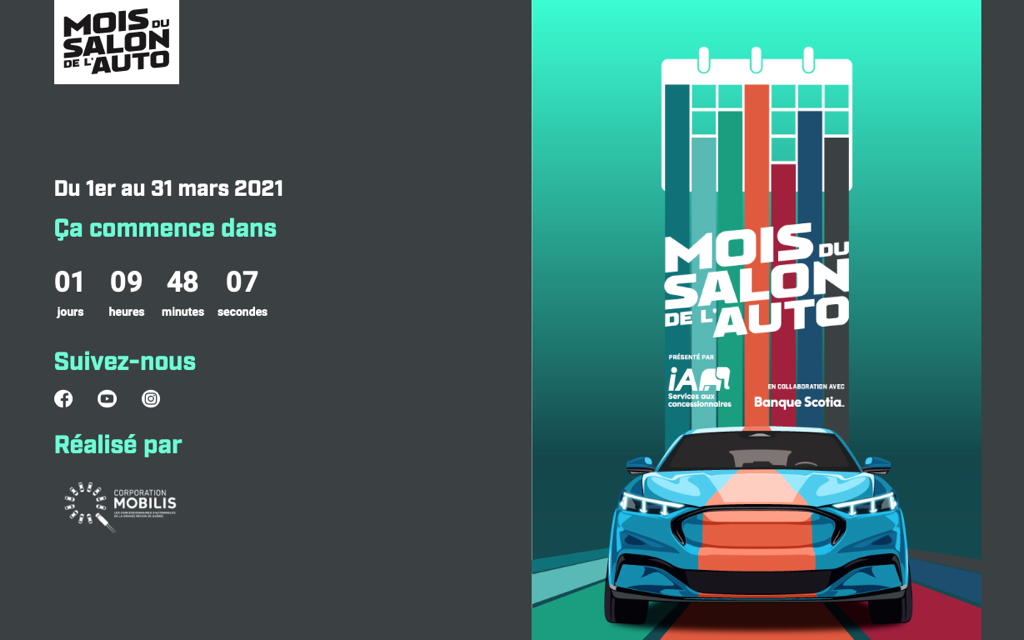 À Québec, le Mois du Salon de l’auto c’est aussi à la télé
