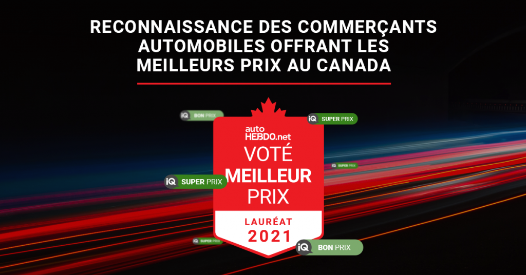AutoHebdo, les « Voté Meilleur Prix  2021» sont :