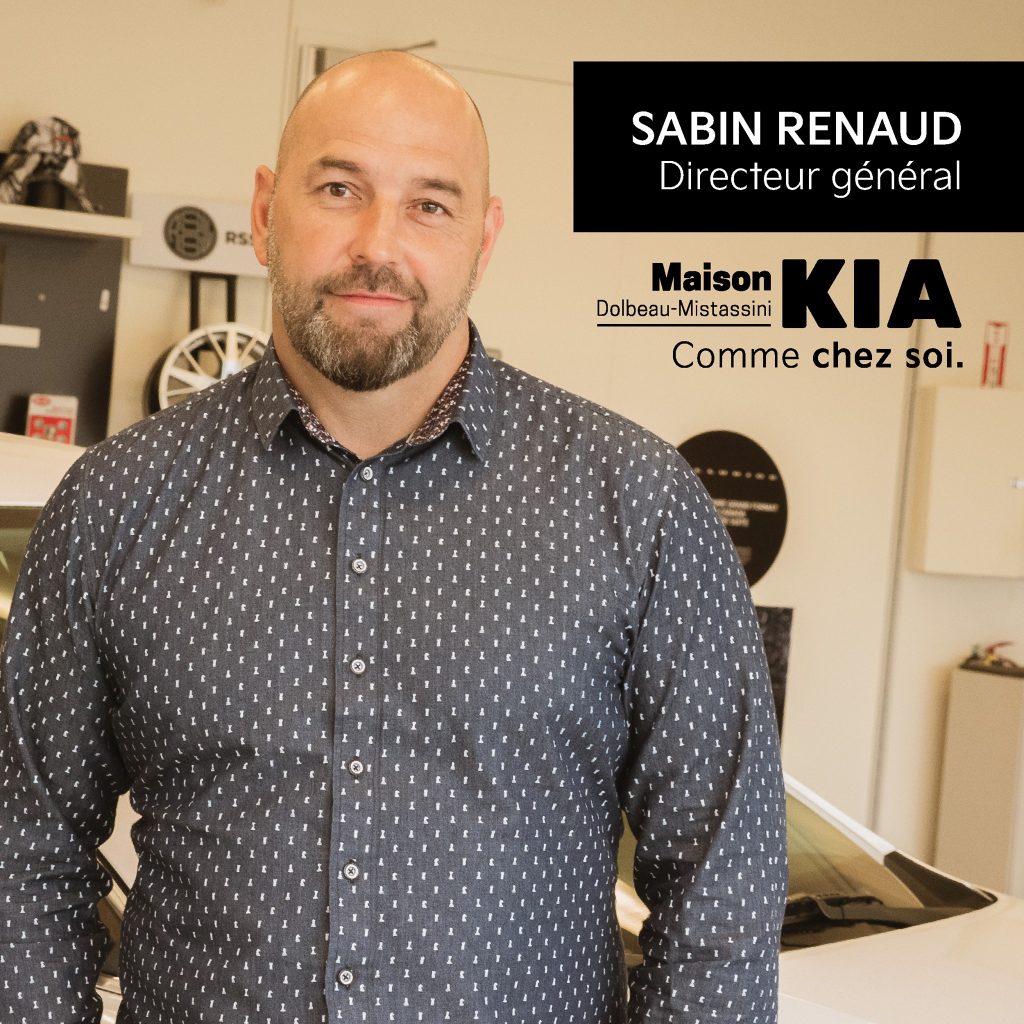 Sabin Renaud, une belle « prise » pour la Maison Kia