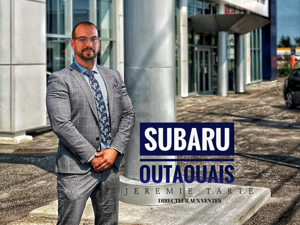 Jérémie Tarte est nommé directeur des ventes chez Subaru Outaouais