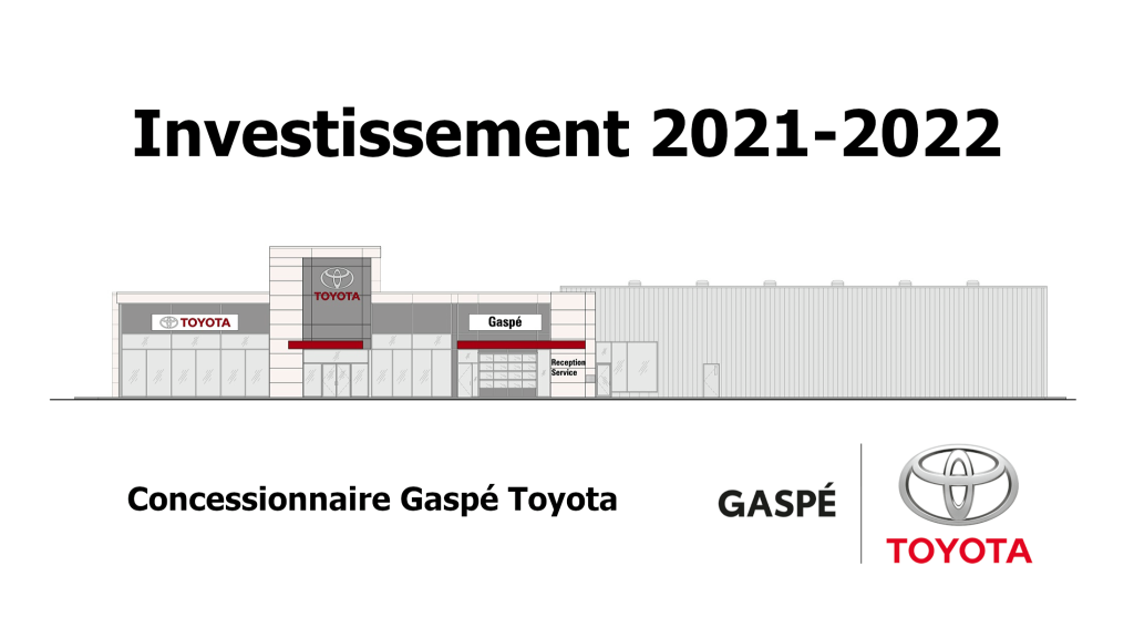 Gaspé Toyota doublera de superficie