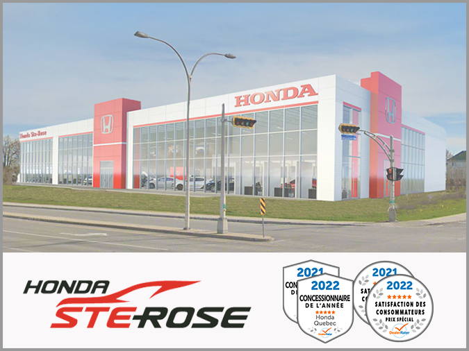 Nouvelle adresse pour Honda Sainte-Rose
