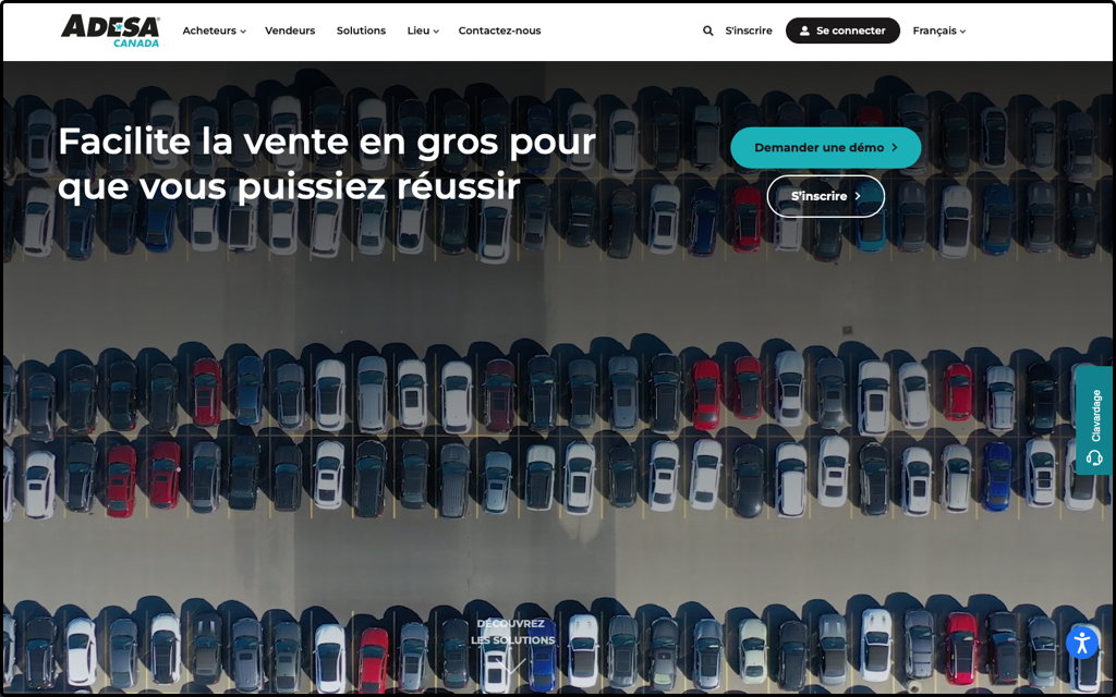Nouveau site internet simplifié et convivial pour ADESA Canada