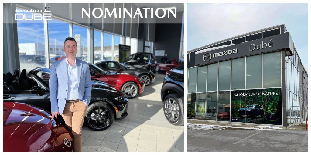Nomination de Jérôme Michaud chez Dubé Mazda : de directeur des ventes à directeur général