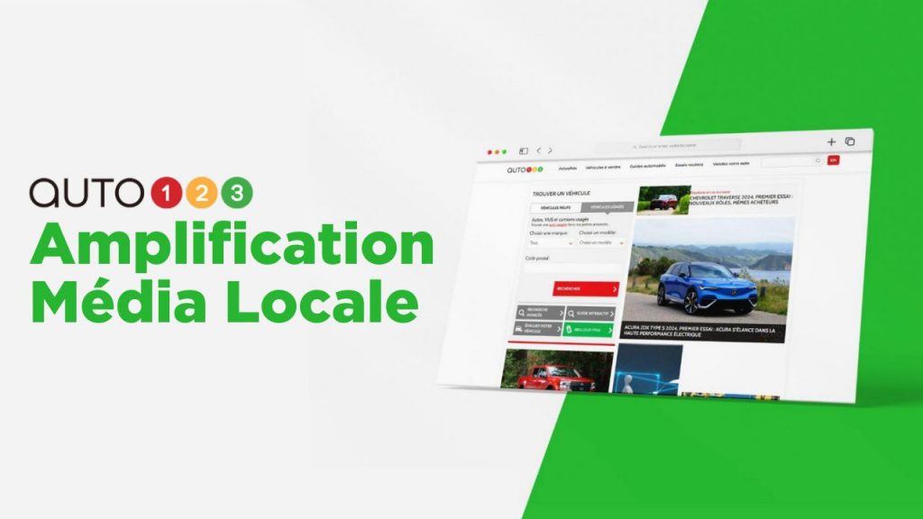 Une solution d’amplification média locale pour les concessionnaires signé Auto123