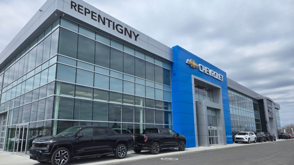 Repentigny Chevrolet reçoit la distinction Club du Président GM 2024