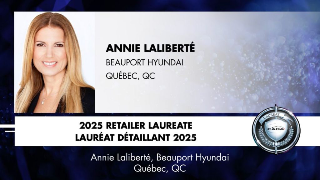 Annie Laliberté reçoit le Lauréat CADA 2025 dans la catégorie Commerce de détail