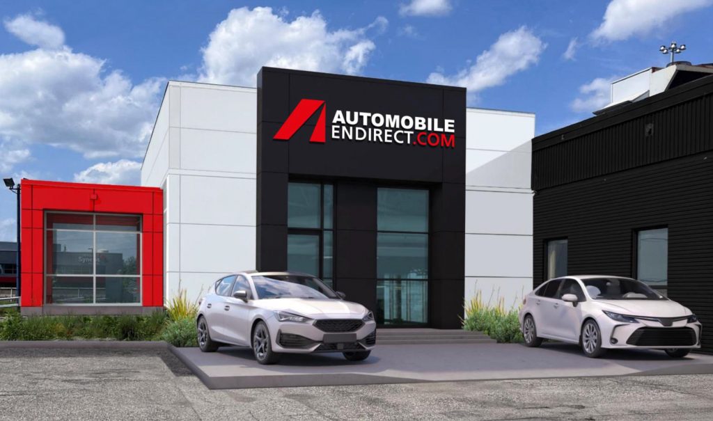 Automobile en direct débarque à Québec