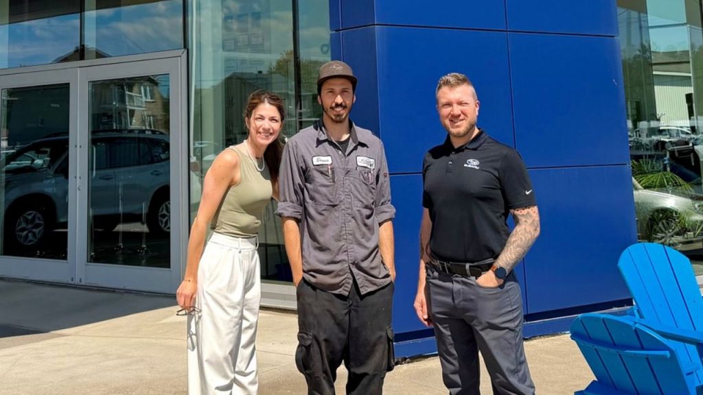 Un maître technicien de Joliette Subaru honoré par Subaru Canada