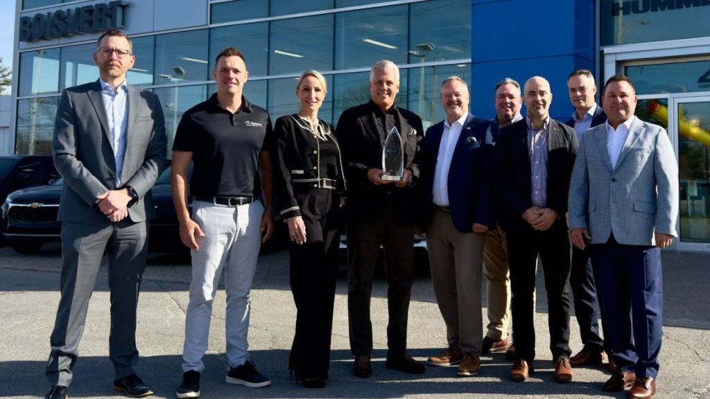 Boisvert Chevrolet Buick GMC reçoit le Prix du Club du Président 2025 de GM