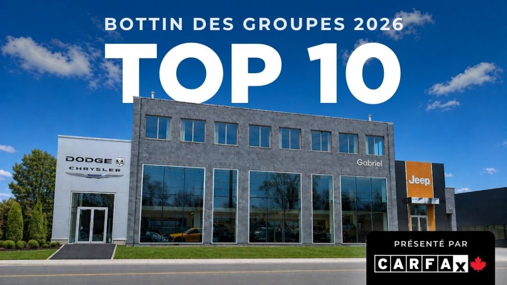 Bottin des Groupes 2026 : Les 10 plus grands groupes automobiles du Québec