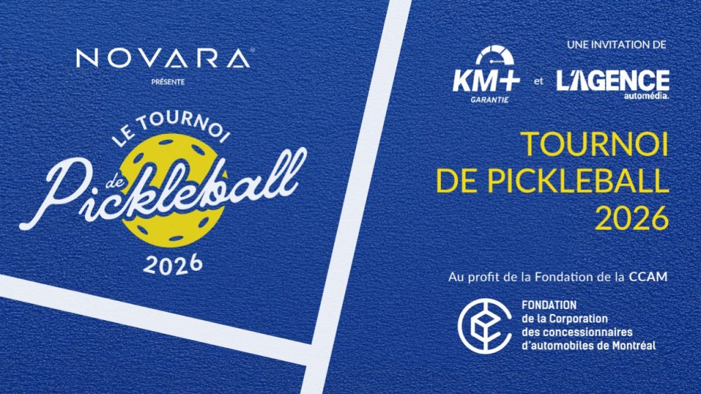 Plus qu’un mois avant le premier Tournoi de Pickleball de l’industrie automobile du Québec