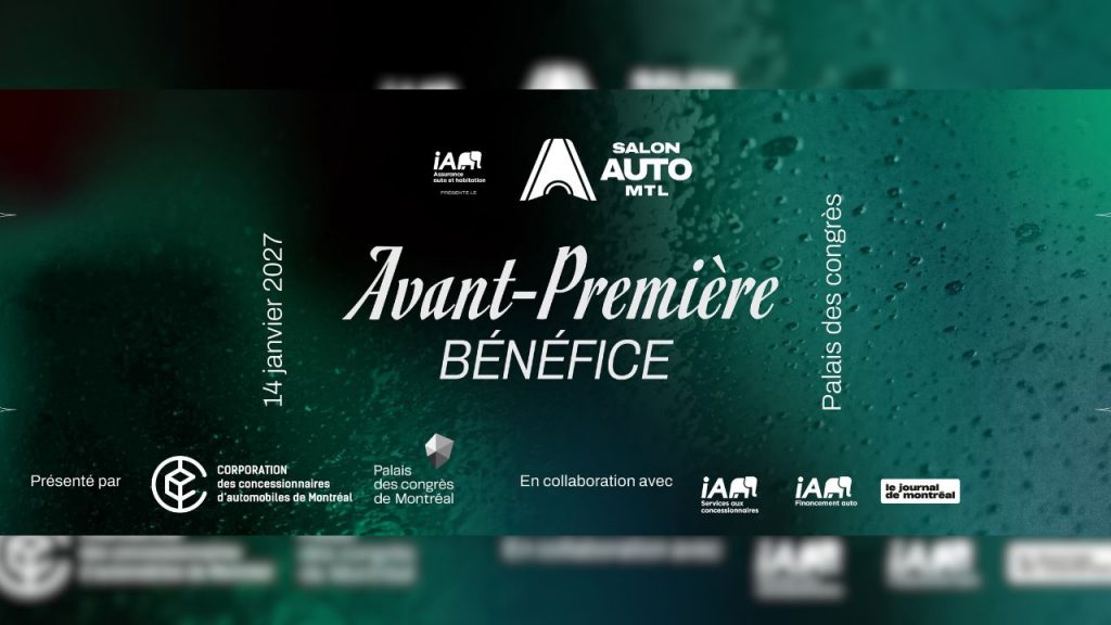 L’Avant-Première Bénéfice du Salon de l’Auto de Montréal de retour pour 2027