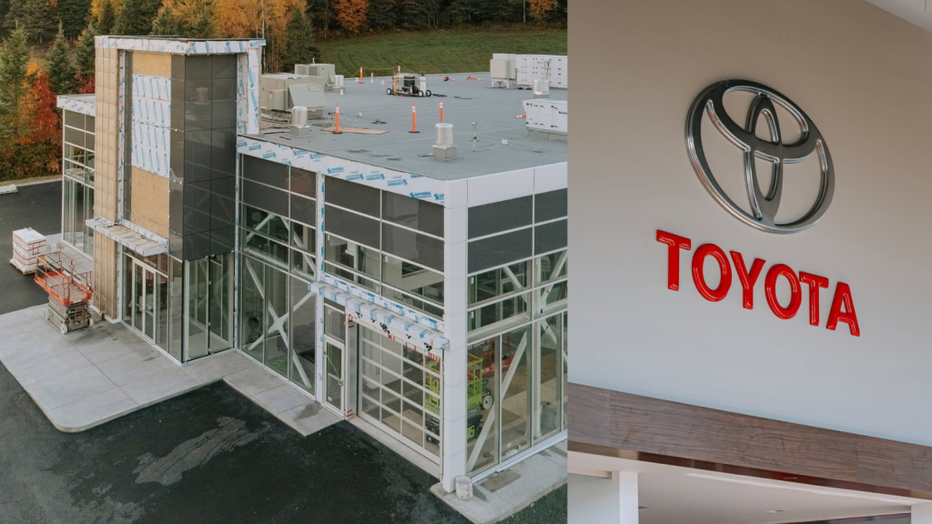 Lagrange Toyota intègre son nouveau bâtiment flambant neuf