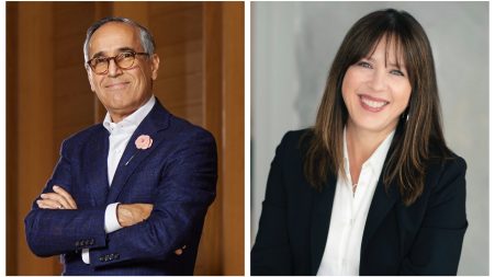 Samir Akhavan, le président et cofondateur de Templeton Marsh et
Sylvie Gagnon, la nouvelle directrice des ventes du Québec