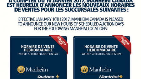 Manheim Montréal et Québec