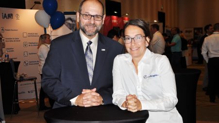 Steeve De Marchi directeur général de l’AMVOQ et Catherine Langlois, directrice du développement et markéting