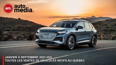 Toutes les ventes de véhicules neufs au Québec Q3 2023